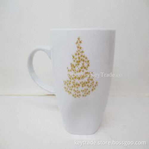 Fine Porcelain Mug with Christmas Design